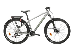 Bicicleta MTB Hardtail Kross Hexagon 4.0 EQ 27.5 inch argintie Shimano Acera