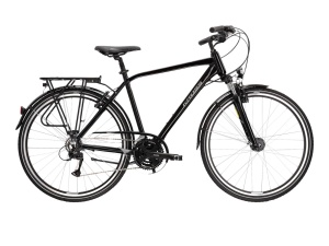 Bicicleta Urban Kross Trans 4.0 28 inch neagra Shimano Acera
