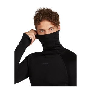 Bluza Barbati Icebreaker 300 Merinofine Polar LS Roll Neck Black - Img 3