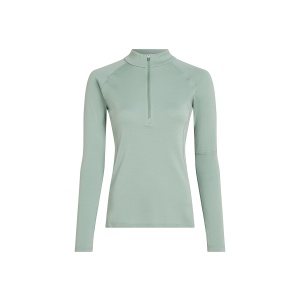 BLUZA FEMEI MERINO 300 FINE POLAR LS HALF ZIP MOSS