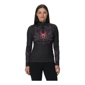 Bluza Femei Spyder Vivid 1/2 Zip Black