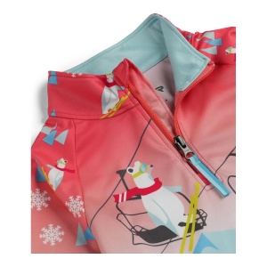 Bluza Fete Spyder Reflect 1/2 Zip Coral Haze - Img 3
