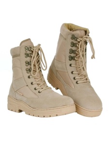 Bocanci tactici Desert Mil-Tec, piele/Cordura, izolatie Thinsulate, respirabili, impermeabili, ultra aderenti, siret/fermoar, bej - Img 2
