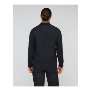 Camasa Barbati Mammut Alvra Plain Longsleeve Black - Img 3
