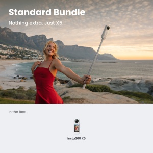 Cameră video 360 Insta360 X5 Satin White Limited Edition - Standard Bundle - Img 2
