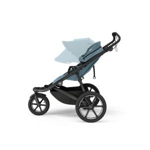 Carucior Thule Urban Glide 3 all-terrain cu prinderea hamului magnetica, Mid Blue - Img 4