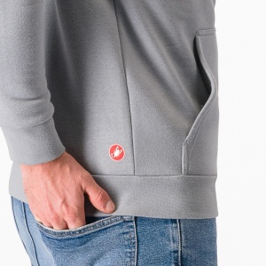 Castelli - hanorac - Classico Hoodie - gri - Img 4