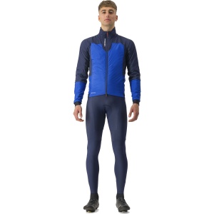 Castelli - Jacheta ciclism vreme rece sau iarna, Fly Thermal Jacket - albastru intens vivid albastru belgian - Img 7