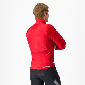Castelli - jacheta iarna 0-12 gr C - Fly Thermal Jacket - rosu aprins - Img 2