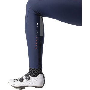 Castelli - Pantaloni lungi ciclism cu bretele iarna si vreme rece pentru femei Sorpasso Ros W bibtight - albastru belgian gri reflex - Img 7