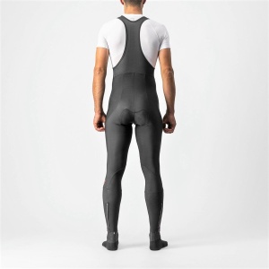 Castelli - pantaloni lungi ciclism pentru barbati cu bretele Entrata bibtights - negru - Img 2
