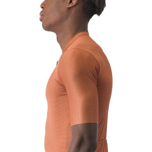 Castelli - tricou ciclism cu maneca scurta pentru barbati Espresso Jersey - maro deschis mocha gri inchis - Img 6