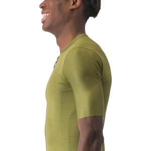 Castelli - tricou ciclism cu maneca scurta pentru barbati Espresso Jersey - verde inchis kaki - Img 5