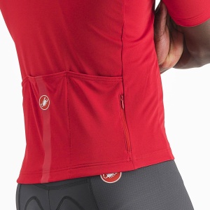 Castelli - tricou ciclism maneca scurta regular fit - Classifica Jersey - rosu - Img 3