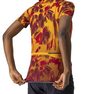 Castelli - tricou ciclism pentru femei, maneca scurta Unlimited Sentiero jersey - portocaliu visiniu barbaresco - Img 5