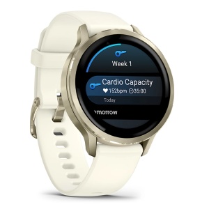 Ceas Garmin Venu 4 41MM Beige Lunar Gold-Bone - Img 2