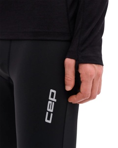CEP - bluza base layer maneca lunga - Core Run Merino - black - L - Img 4