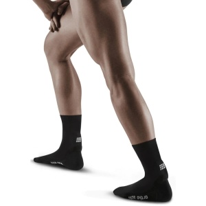 CEP - ortho calcaiul lui Ahile - Achilles Support Compression Short Socks - Negru - Img 6