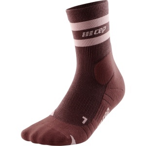 CEP - sosete compresie medii - hiking 80`s mid cut socks W - brown | rose - Img 3