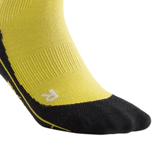 CEP - Sosete de compresie pentru femei alergare iarna Winter Run Socks - galben negru - Img 5