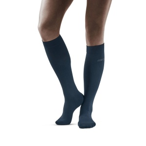 CEP - Sosete lungi compresie pentru femei Business Commuter Tall Compression women Socks - negru albastru - Img 4