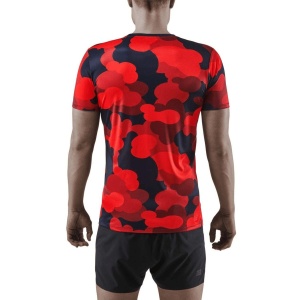CEP - tricou tehnic - camocloud shirt short sleeve - lava | peacoat - Img 4