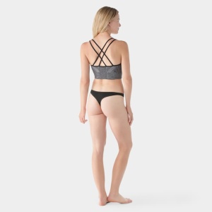 Chilot Merino Smartwool Everyday Thong - negru | lână Merino + TENCEL™ - Img 2