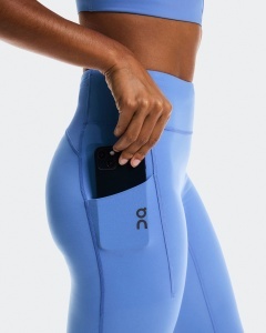 Colanți 7/8 On Performance Tights 7/8 W - albastru Sailor | alergare - Img 6