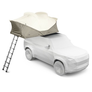 Cort auto cu prindere pe plafon, Thule, Approach M, pentru 2-3 persoane, Grey - Img 3