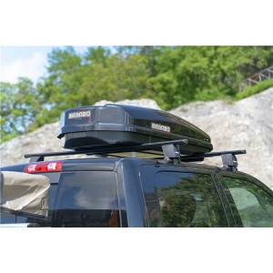 Cutie portbagaj Menabo Satellite 330 ABS Black, 141x77x34cm - Img 4