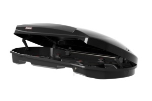 Cutie portbagaj Menabo Satellite 550 DUO ABS Black, 198x94x36 cm - Img 3