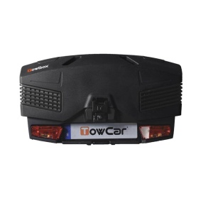 Cutie portbagaj pe carligul de remorcare TowBox Evo, Urban Negru - Img 5