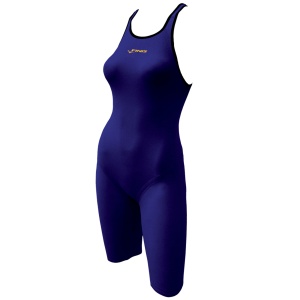 Finis - Costum inot tehnic pentru fete sau femei - Fuse Open Back Kneeskin - albastru - Img 2