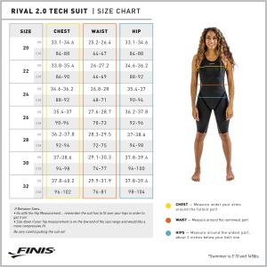 Finis - Costum inot tehnic pentru fete sau femei - Rival 2.0 Open Back Kneeskin - albastru - Img 4