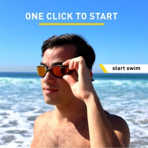 Finis - Smart Google Max Kit - orange mirror - negru - Img 10
