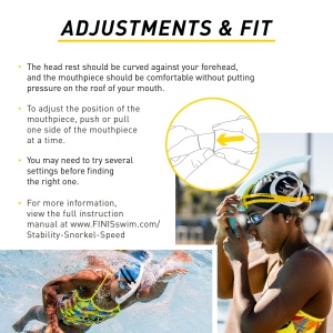 Finis - Snorkel - Stability Snorkel Speed - negru - Img 11