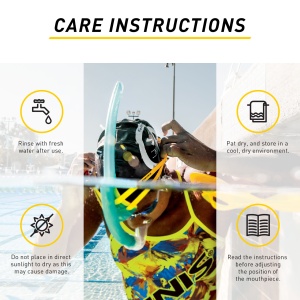 Finis - Snorkel - Stability Snorkel Speed - negru - Img 17
