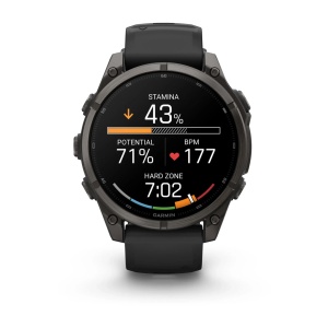 Garmin Fenix 9 AMOLED - 47 mm Titan DLC Carbon - Smartwatch Multisport Premium cu AMOLED - Img 4
