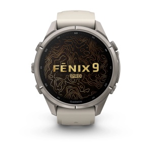Garmin Fenix 9 Pro AMOLED inReach - 43 mm Titan Fog Gray - Smartwatch Multisport Premium cu AMOLED - Img 2