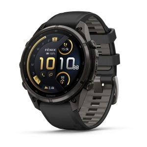 Garmin Fenix 9 Pro AMOLED inReach - 47 mm Titan DLC Carbon Gray - Smartwatch Multisport Premium cu AMOLED