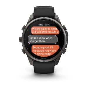 Garmin Fenix 9 Pro AMOLED inReach - 47 mm Titan DLC Carbon Gray - Smartwatch Multisport Premium cu AMOLED - Img 8