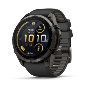 Garmin Fenix 9 Pro AMOLED inReach - 51 mm Titan DLC Carbon Gray - Smartwatch Multisport Premium cu AMOLED