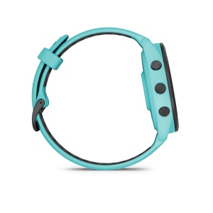 Garmin - Forerunner 265 ceas multisport cu GPS AMOLED - Ramă neagră cu carcasă Aqua şi curea din silicon Aqua/neagră - Img 9