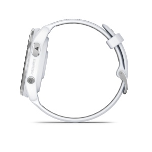 Garmin - Forerunner 965 ceas multisport cu GPS AMOLED - Ramă din titan cu carcasă Whitestone şi curea din silicon Whitestone/gri pudră - Img 10
