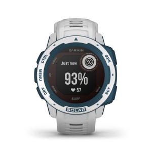 Garmin - Instinct Solar Surf edition - Cloudbreak - ceas inteligent cu GPS cu functii avansate pentru sport si incarcare solara - Img 7