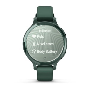 Garmin - Lily 2 - Active - Jasper Green Bezel with Jasper Green Silicone Band - Img 5