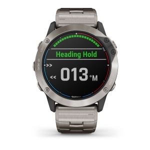 Garmin - quatix 6x Solar Titanium - ceas inteligent premium cu GPS cu functii avansate pentru sport si navigatie - 51mm diametru - Img 11