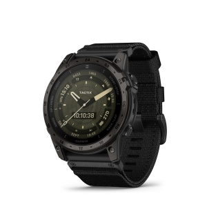 Garmin - Tactix 7 AMOLED Sapphire ceas multisport cu GPS - ramă neagră Titanium DLC și curea din silicon neagră + nailon - Img 3