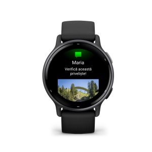 Garmin - Vivoactive 5 smartwatch cu GPS și AMOLED - ramă gri slate din aluminiu - carcasă neagră şi bratara din silicon - Img 8