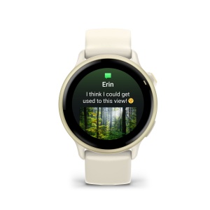 Garmin - vivoactive 6 smartwatch cu GPS și AMOLED - ramă lunar gold - carcasă lunar şi bratara din silicon Bone - Img 7